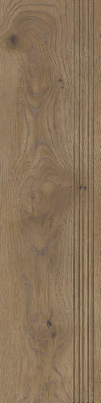 Stopnica mrozoodporna szkliwiona Sigurd wood 30 x 120 cm brown