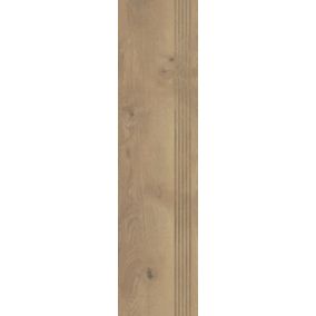 Stopnica mrozoodporna szkliwiona Sigurd wood 30 x 120 cm honey