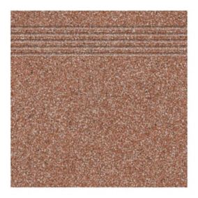 Stopnica mrozoodporna szkliwiona Voltor GoodHome 33 x 33 cm brown