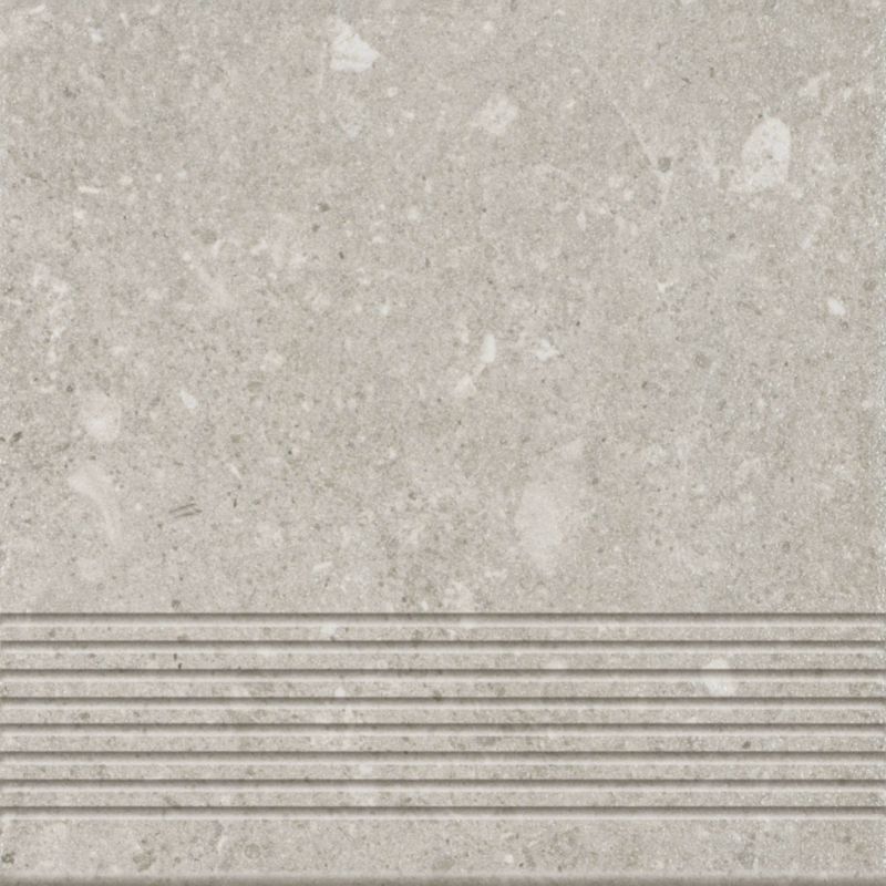 Stopnica prosta Rockstar Paradyż 30 x 30 cm grys
