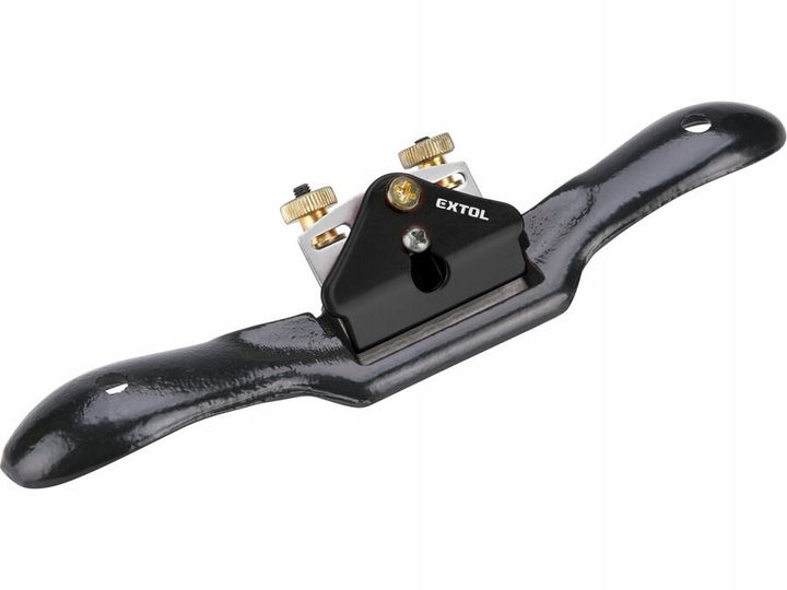 Strug wklęsły Extol metalowy  z regulacją ostrza 240mm/52mm do drewna desek 1szt