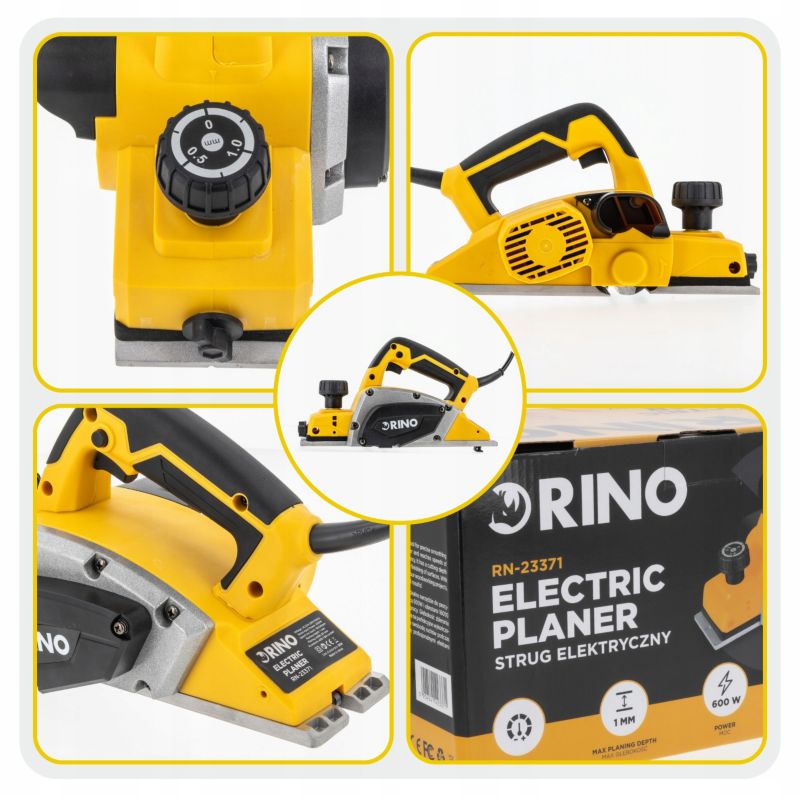 Strugarka Rino elektryczna 600 W 82 mm 1 szt