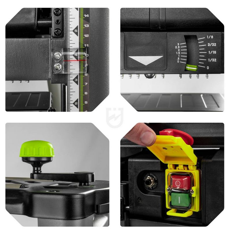 Strugarko-grubościówka Wuber 1500 W szerokość robocza 330 mm 1 szt.