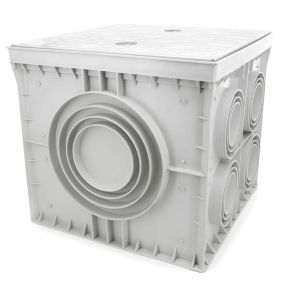 Studzienka odgromowa, kontrolno-pomiarowa ELS Elektrotechnika SG555555-10 550x550x550 mm, puszka gruntowa IP55 z uszczelką, 1 szt.