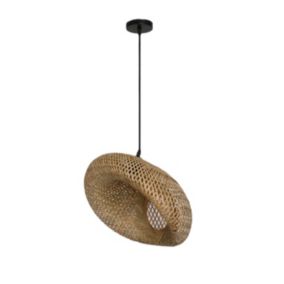 Stylowa lampa wisząca Bemidi Kobi M boho 50cm Pleciona 1szt.
