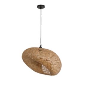 Stylowa lampa wisząca Bemidi S Kobi pleciona 1szt.
