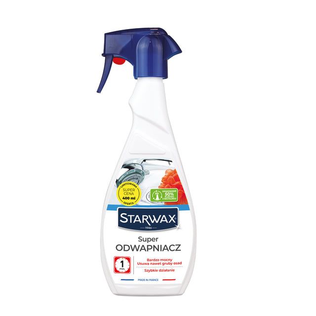 Super Odwapniacz Starwax, Skuteczne usuwanie kamienia w łazience 0,4 l