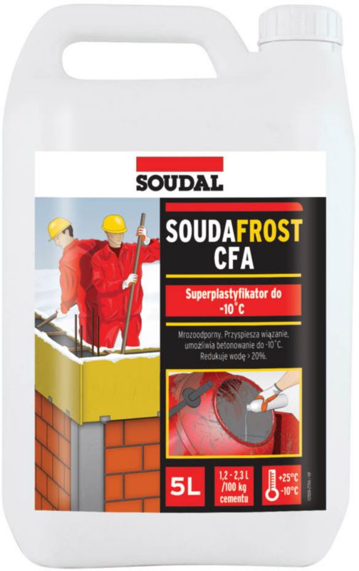 Superplastyfikator Soudal Soudafrost CFA 5 l