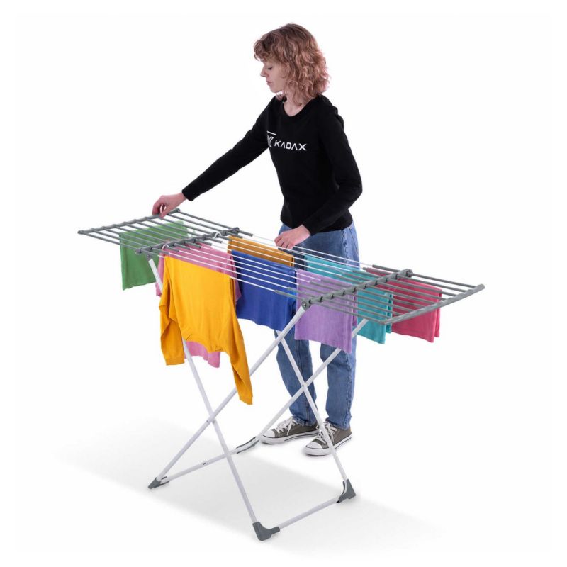 Suszarka KADAX Teleskopowa Na Pranie 155x51cm Biała 1 szt.