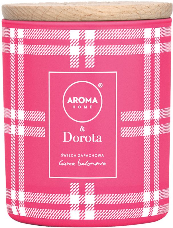 Świeca Aroma Home & Dorota guma balonowa 260 ml