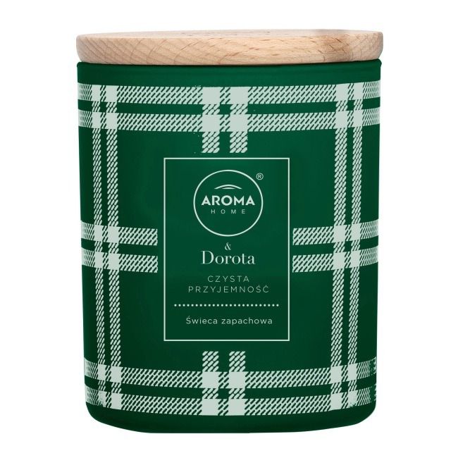 Świeca zapachowa Aroma Home & Dorota czysta przyjemność 150 g