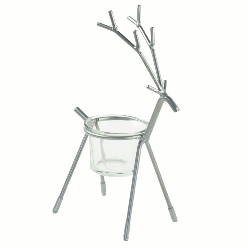 Świecznik Direct Home and Garden renifer duży 8973 srebrny