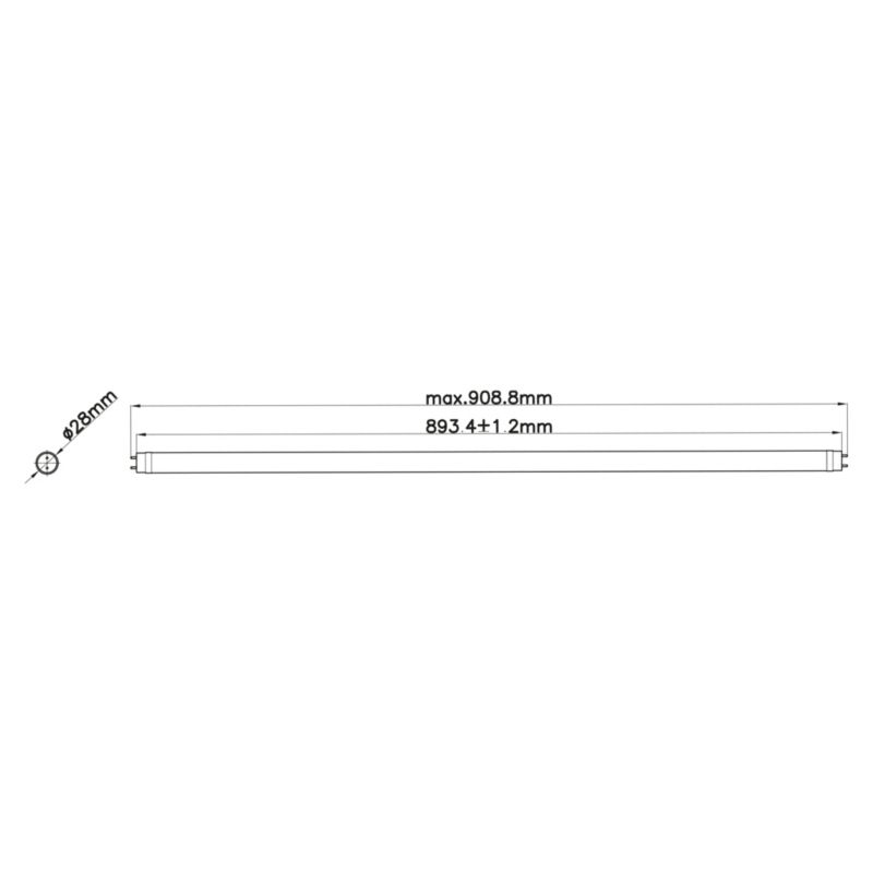 Świetlówka LED Jacobsen T8 1200 lm 3000 K 90 cm