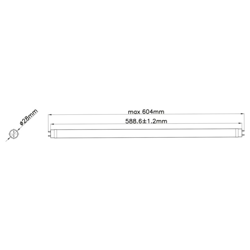 Świetlówka LED Jacobsen T8 1350 lm 3000 K 60 cm