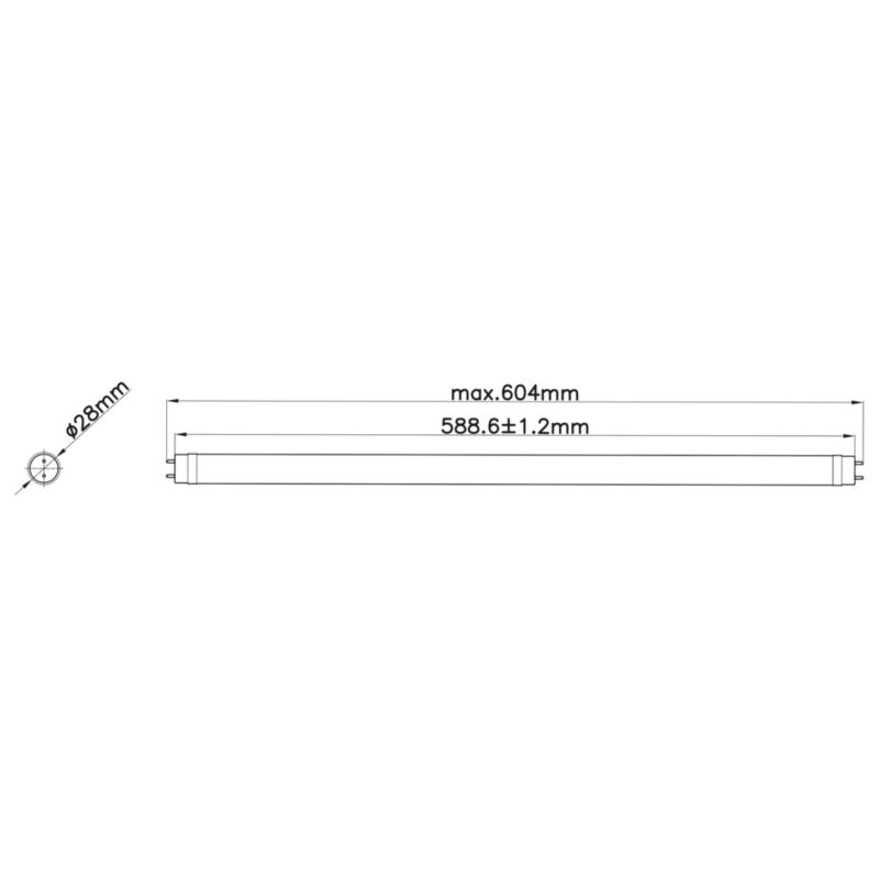 Świetlówka LED Jacobsen T8 1350 lm 4000 K 60 cm