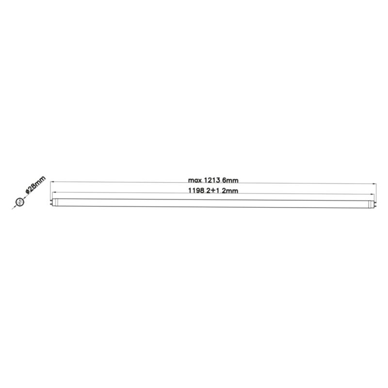 Świetlówka LED Jacobsen T8 2600 lm 3000 K 120 cm