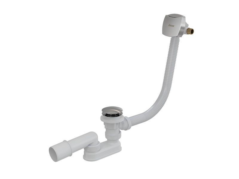 Syfon wannowy Ravak z przelewem 570 mm Click-Clack chrom 1 szt