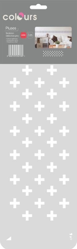 Szablon border Colours pluses nr 143