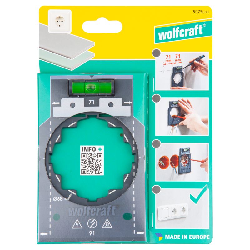 Szablon do zaznaczania i pozycjonowania Wolfcraft Gmbh 5975000