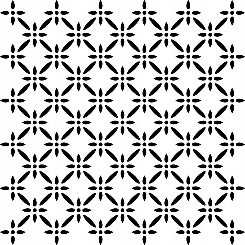Szablon MALARSKI TYNKARSKI LuxBud Geometric 7 42x42 cm Nowoczesny Dekor  1szt.