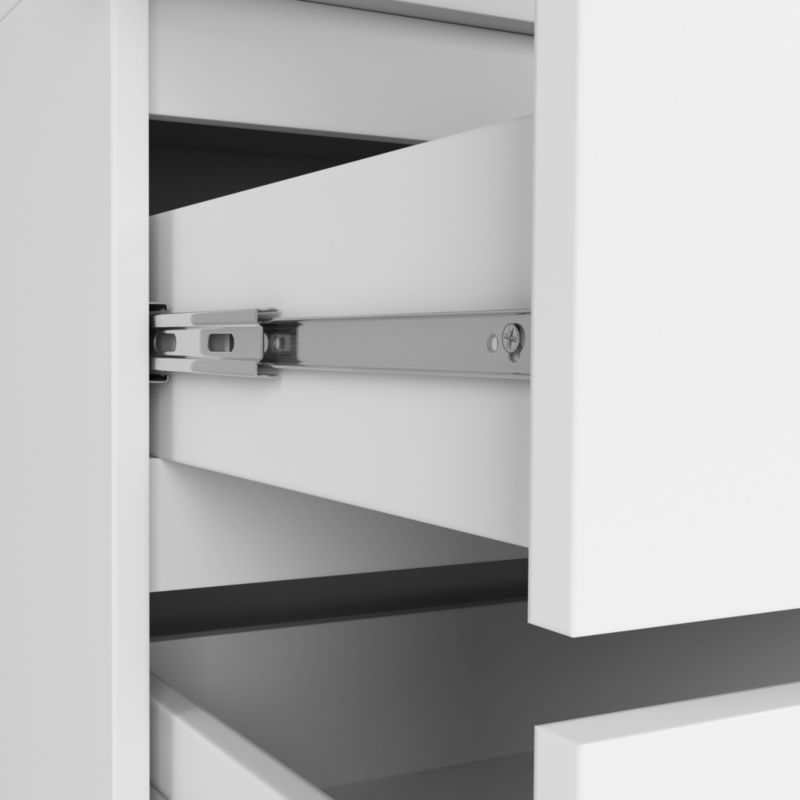 Szafa Akord S90 z nadstawką Biała 90 cm 2 drzwi 2 szuflady kolor Biały mat 6 półek 90x51x234 cm 1 szt.