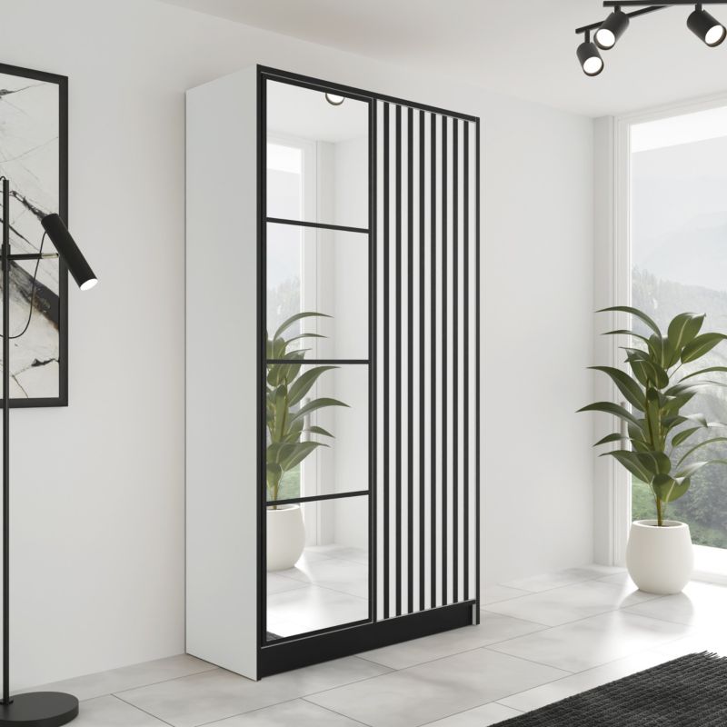 Szafa KIER FURNITURE EDEN 2D 105 Biały WZÓR 3 1 szt