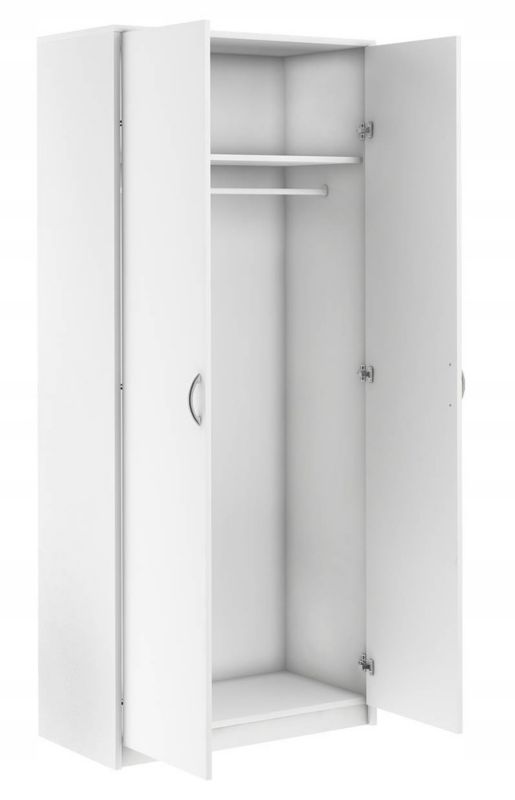 Szafa Matkam 85 cm 2D1P regał Rob biały 1 szt.