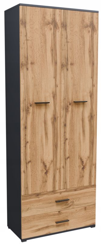 Szafa Matkam garderoba CR3-ST4 180cm grafit-wotan 1 szt.