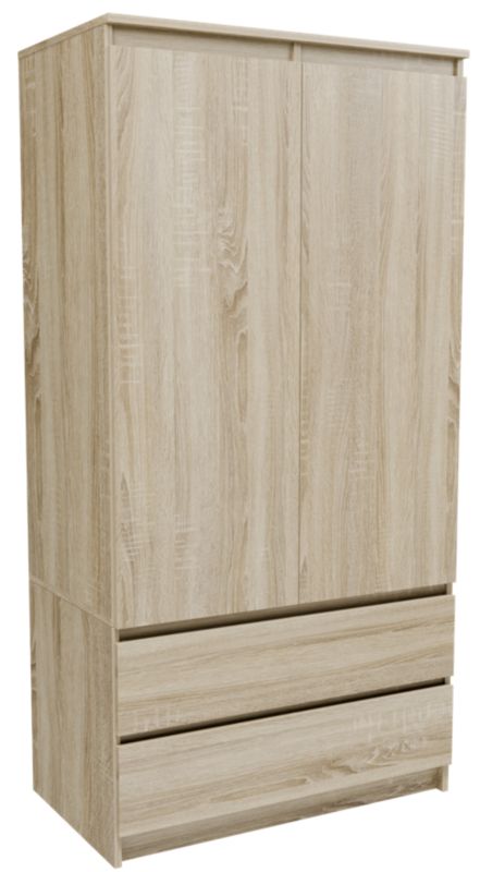 Szafa Matkam S902D2SZSON garderoba 90cm dąb sonoma 1 szt.