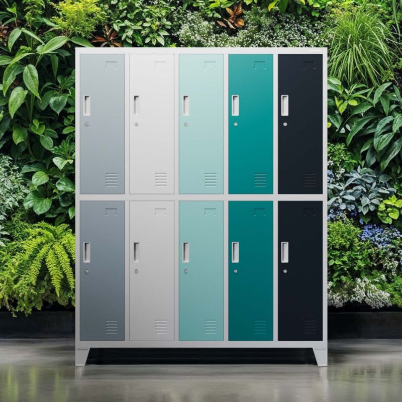 Szafa metalowa BHP socjalna Jan Nowak Bartek 172x136x45 cm wielokolorowa 1 szt