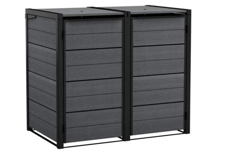 Szafa ogrodowa Keter Hide Away na 2 kosze 240L szara 1 szt