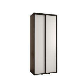 Szafa przesuwna Abiks DAVOS 1 wysoka szer.110cm czarny/biały/czarny 1szt.