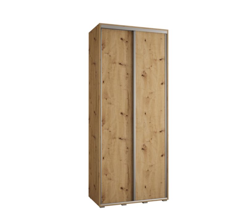 Szafa przesuwna Abiks DAVOS 1 wysoka szer.120cm artisan/artisan/srebrny 1szt.