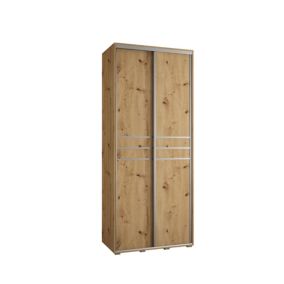 Szafa przesuwna Abiks DAVOS 10 wysoka szer.120cm artisan/artisan/srebrny 1szt.