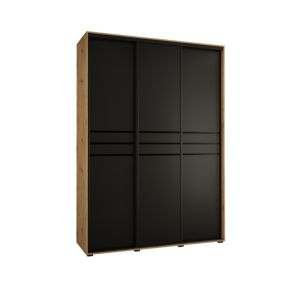 Szafa przesuwna Abiks DAVOS 10 wysoka szer.170cm artisan/czarny/czarny 1szt.