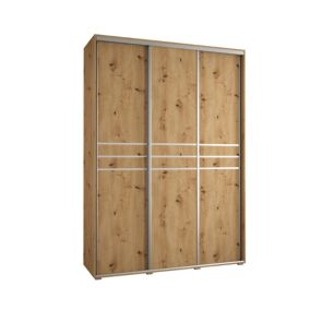 Szafa przesuwna Abiks DAVOS 10 wysoka szer.180cm artisan/artisan/srebrny 1szt.