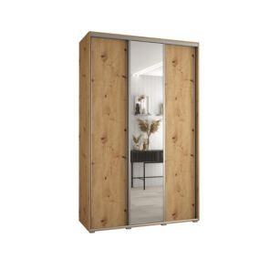 Szafa przesuwna Abiks DAVOS 3 wysoka szer.160cm gł.60cm artisan/artisan/srebrny 1szt.