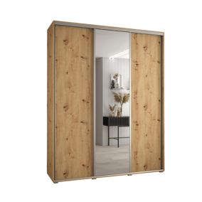 Szafa przesuwna Abiks DAVOS 3 wysoka szer.190cm gł.45cm artisan/artisan/srebrny 1szt.