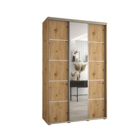 Szafa przesuwna Abiks DAVOS 5 wysoka szer.160cm gł.60cm artisan/artisan/srebrny 1szt.