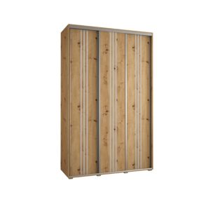 Szafa przesuwna Abiks DAVOS 6 wysoka szer.150cm gł.45cm artisan/artisan/srebrny 1szt.
