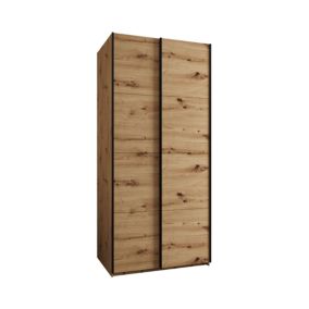 Szafa przesuwna Abiks LUX wysoka szer.120cm artisan/artisan/czarny 1szt.