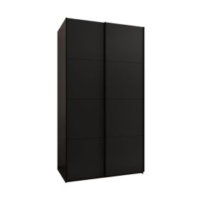 Szafa przesuwna Abiks LUX wysoka szer.140cm czarny/czarny/czarny 1szt.