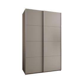 Szafa przesuwna Abiks LUX wysoka szer.160cm kaszmir/kaszmir/srebrny 1szt.