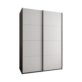 Szafa przesuwna Abiks LUX wysoka szer.170cm czarny/biały/czarny 1szt.