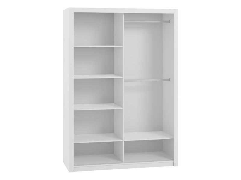 Šatní skříň posuvná se zrcadlem MIRJAN 24 Bono SZ180 bílá 1 ks.