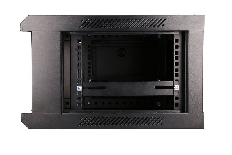 Szafa rack Extralink 4U 600x450 Czarna montowana na ścianie