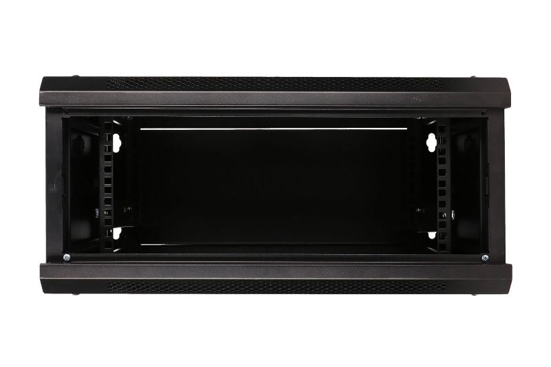 Szafa rack Extralink 4U 600x450 Czarna montowana na ścianie