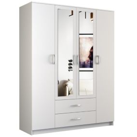 Szafa Romana Topeshop 160 Lustro 2 Szuflady 160cm Biel 52x160x205 cm 1 szt.