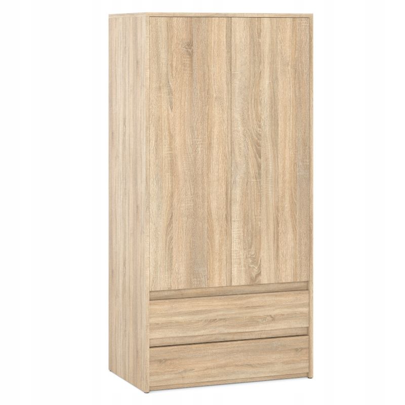 Szafa Stiv-Meble Hit 2 Drzwi 2 Szuflady 90Cm Dąb Sonoma 90X50X180 Cm 1Szt.