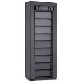 Szafa tekstylna Massido garderoba 58x28x175cm regał 10 półek 1szt.